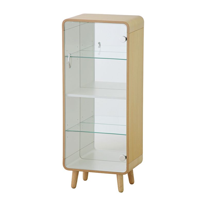 コレクションシェルフ 4段 背面ミラー ケース ガラス 推し活 棚 グッズ